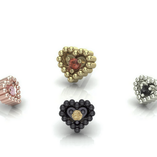 Hearts Beads From Mushroom