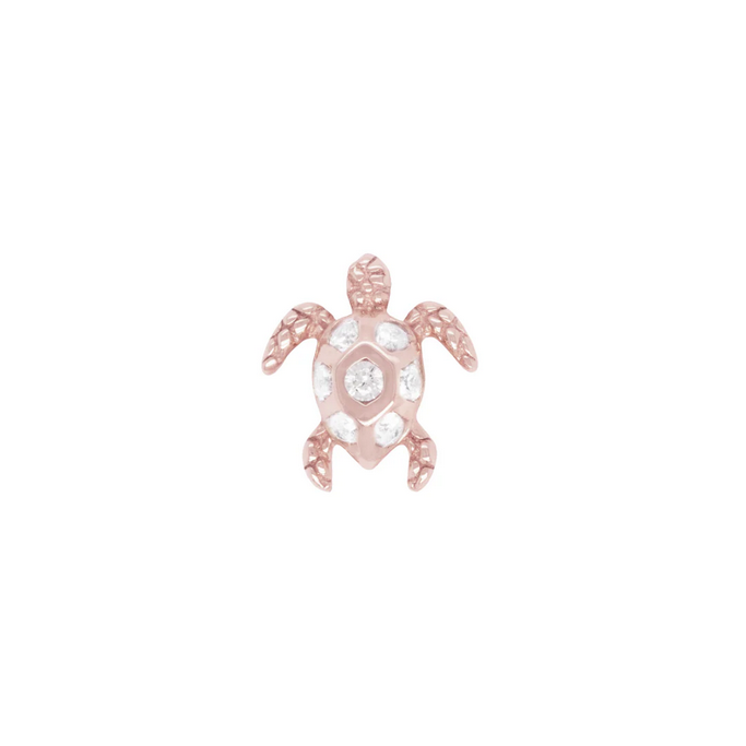 Honu with White Sapphire — Buddha