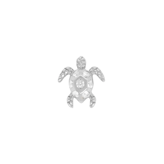 Honu with White Sapphire — Buddha