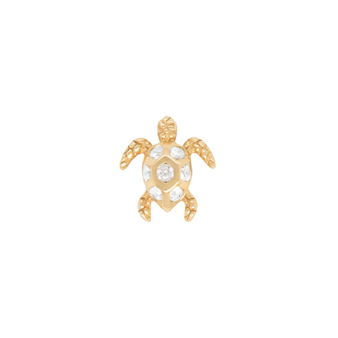 Honu with White Sapphire From Buddha