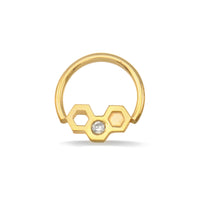 Seamless Ring with Honeycomb — NorVoch
