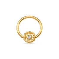 Seamless Ring with Beaded Circle — NorVoch