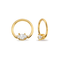 Seamless Ring with Fixed 6 Prongs Marquise — NorVoch