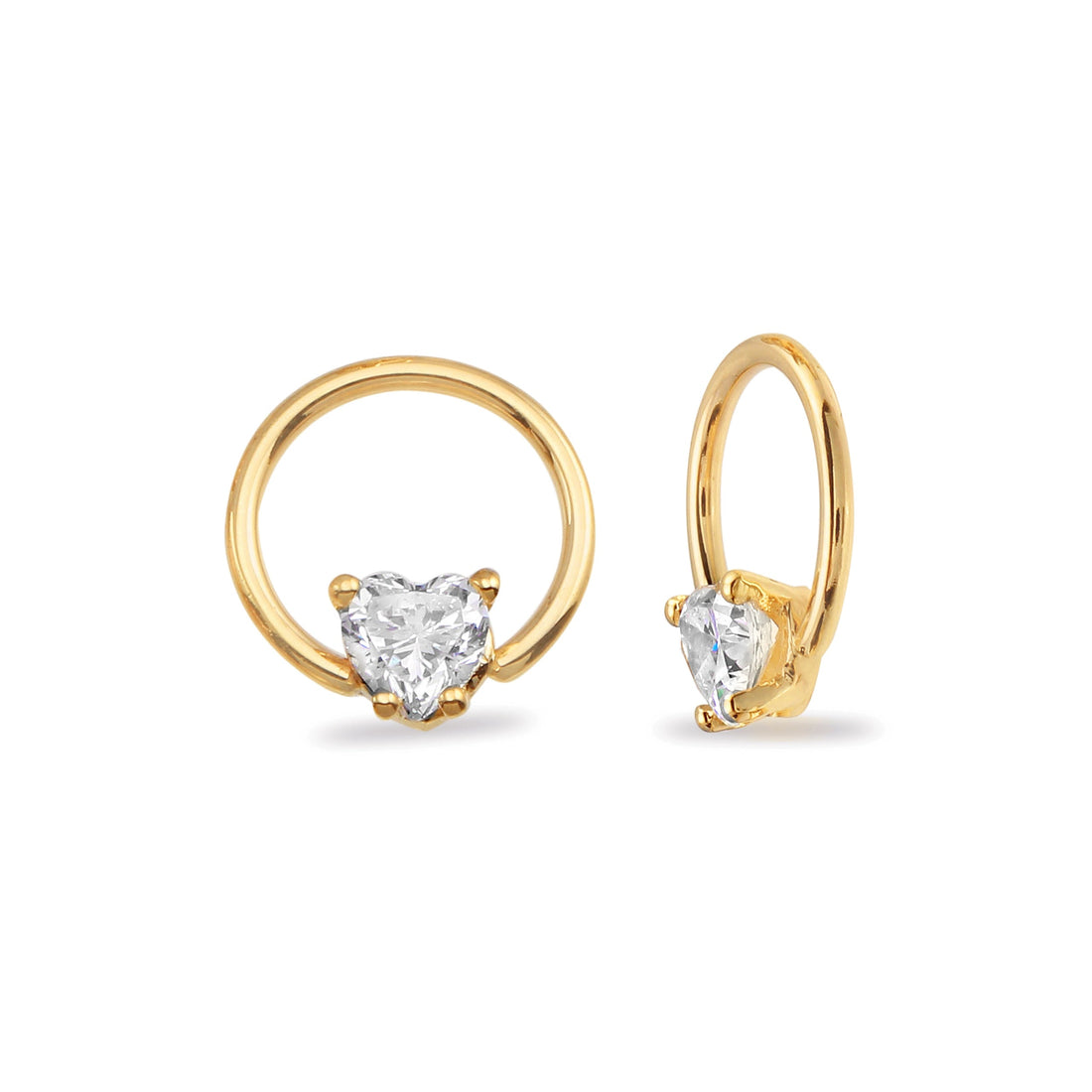 Seamless Ring With Fixed Heart Prong — NorVoch