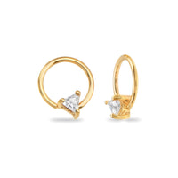 Seamless Ring With Fixed Ornament Triangle Prong — NorVoch