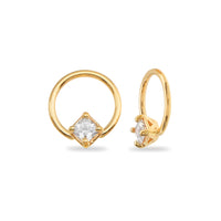 Seamless Ring With Fixed Square Prong — NorVoch