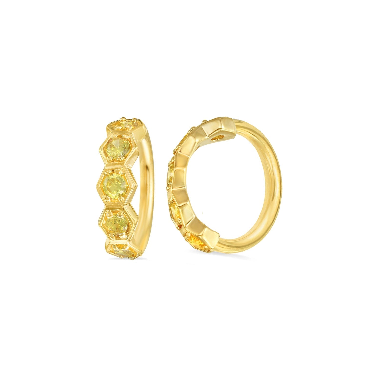5 Gem Hexagon Seamless Ring — NorVoch