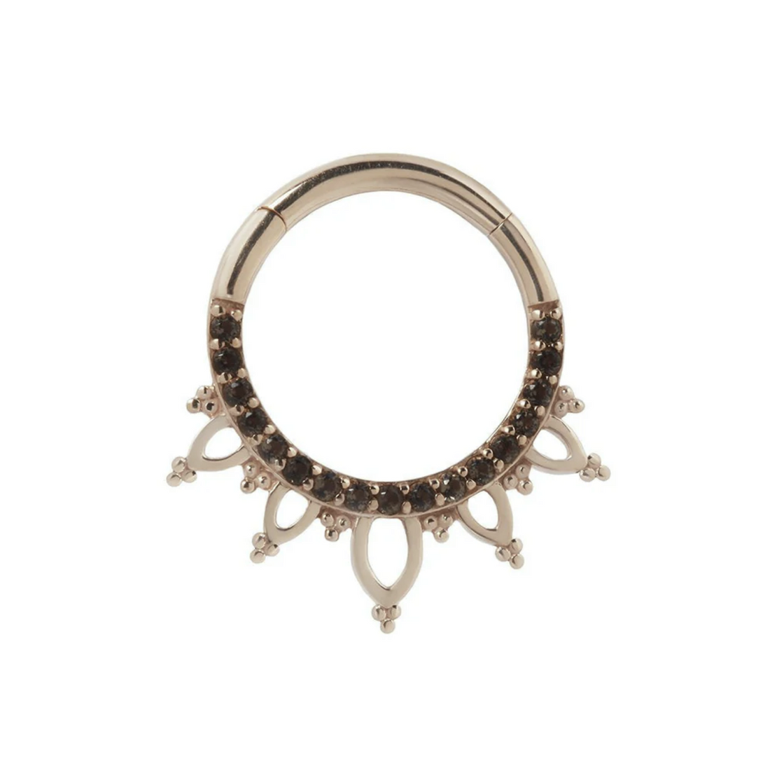 Indra Clicker with Smoky Quartz — Buddha
