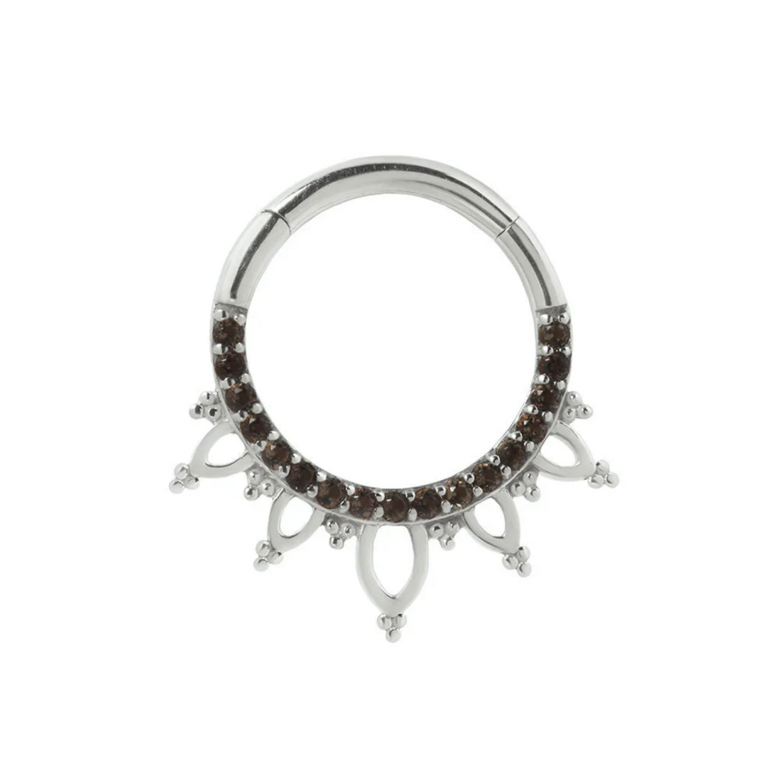 Indra Clicker with Smoky Quartz — Buddha
