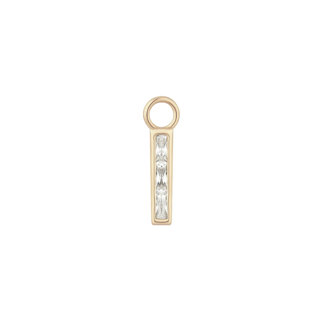 Invitation Charm with CZ — Buddha