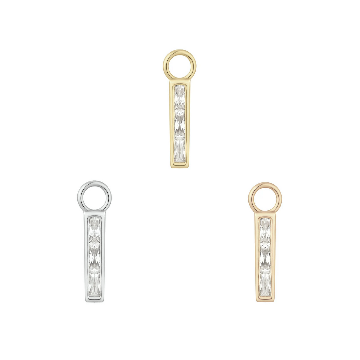 Invitation Charm with CZ — Buddha