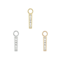 Invitation Charm with CZ — Buddha