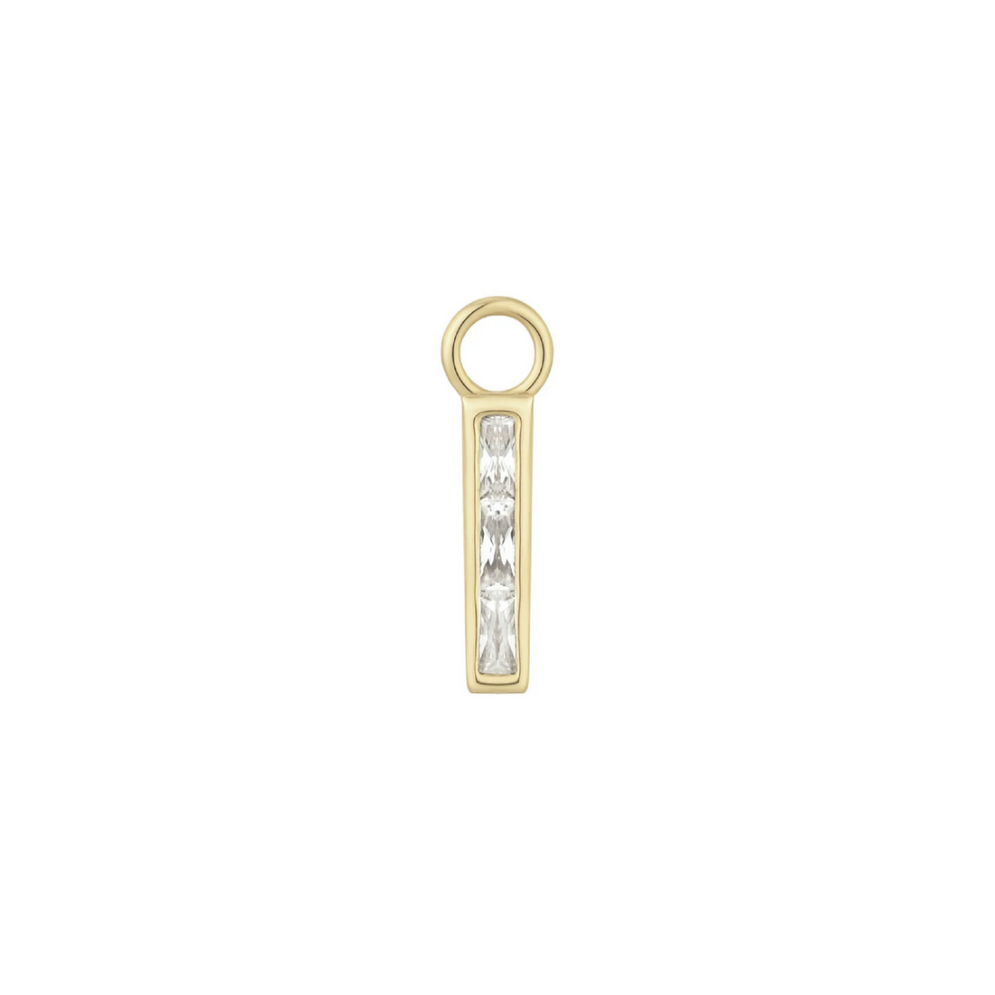 Invitation Charm with CZ — Buddha