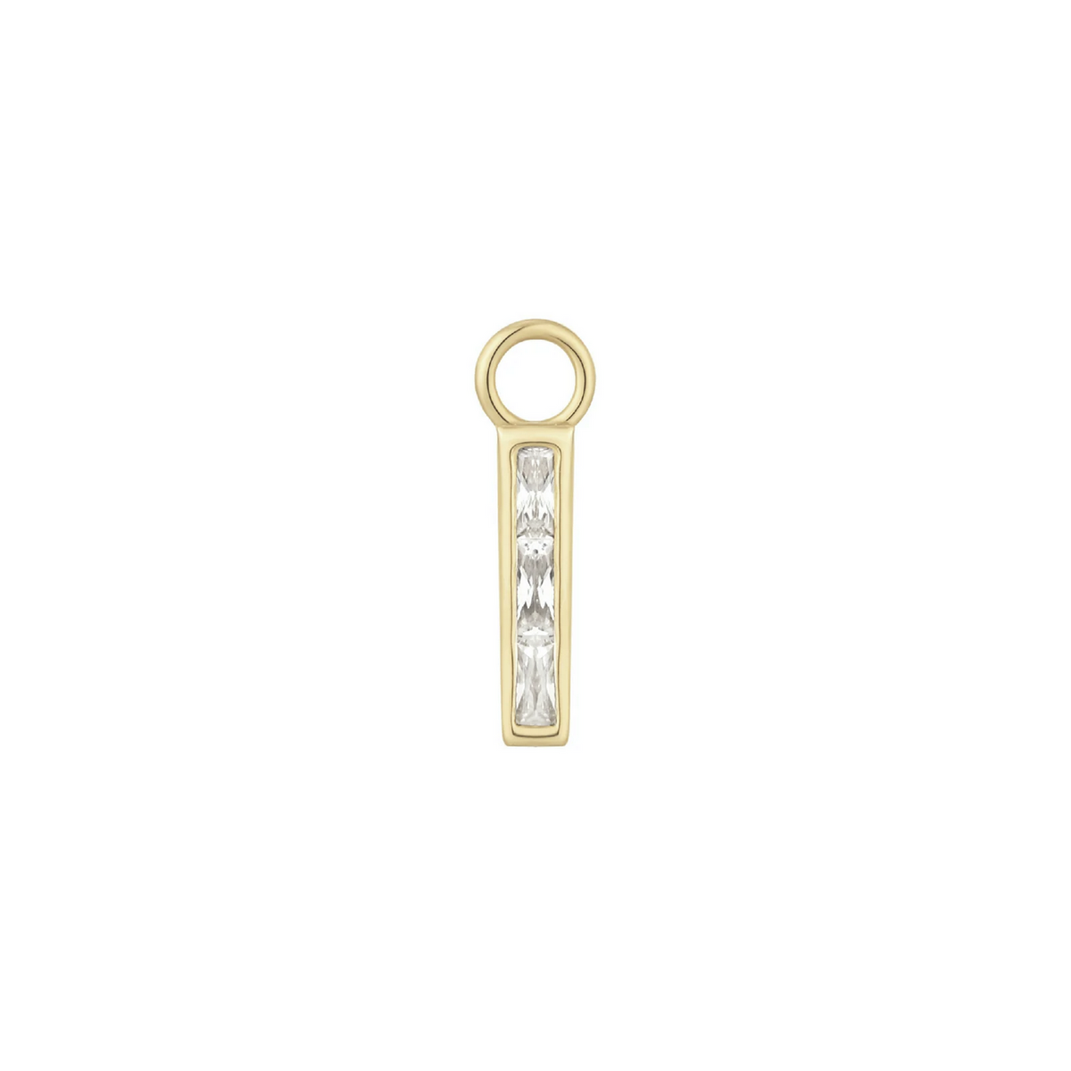 Invitation Charm with CZ — Buddha
