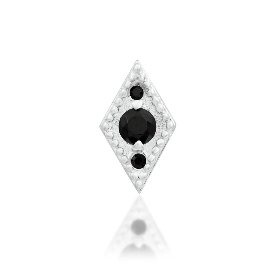 Isadora with Black CZ — Junipurr