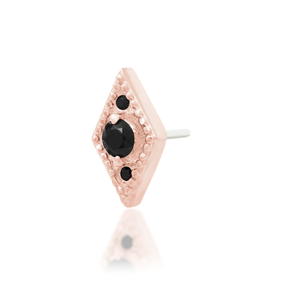 Isadora with Black CZ — Junipurr