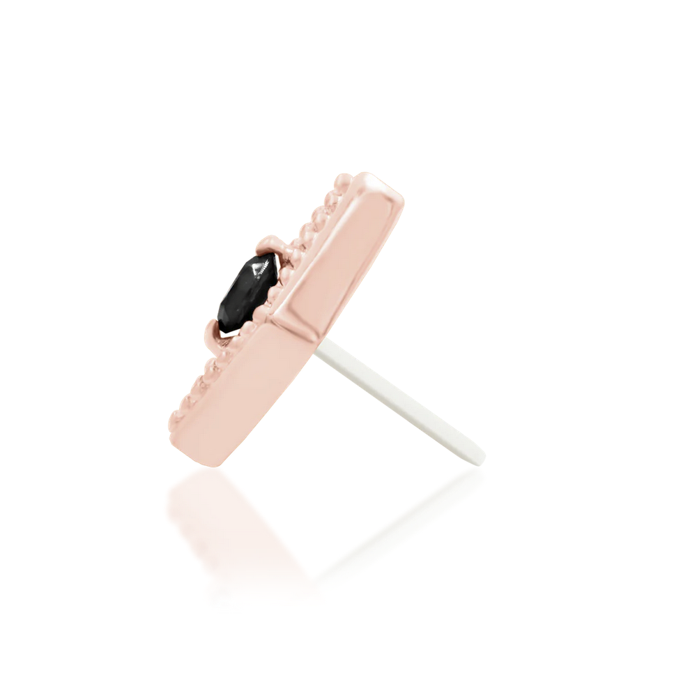 Isadora with Black CZ — Junipurr