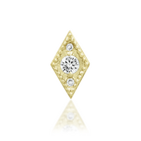 Isadora with White CZ — Junipurr