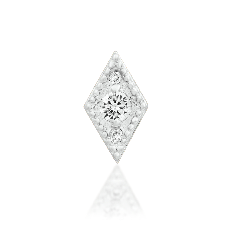 Isadora with White CZ — Junipurr