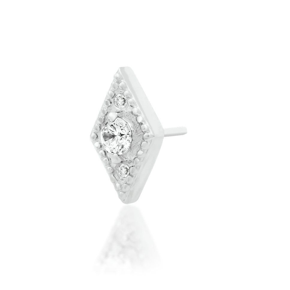 Isadora with White CZ — Junipurr