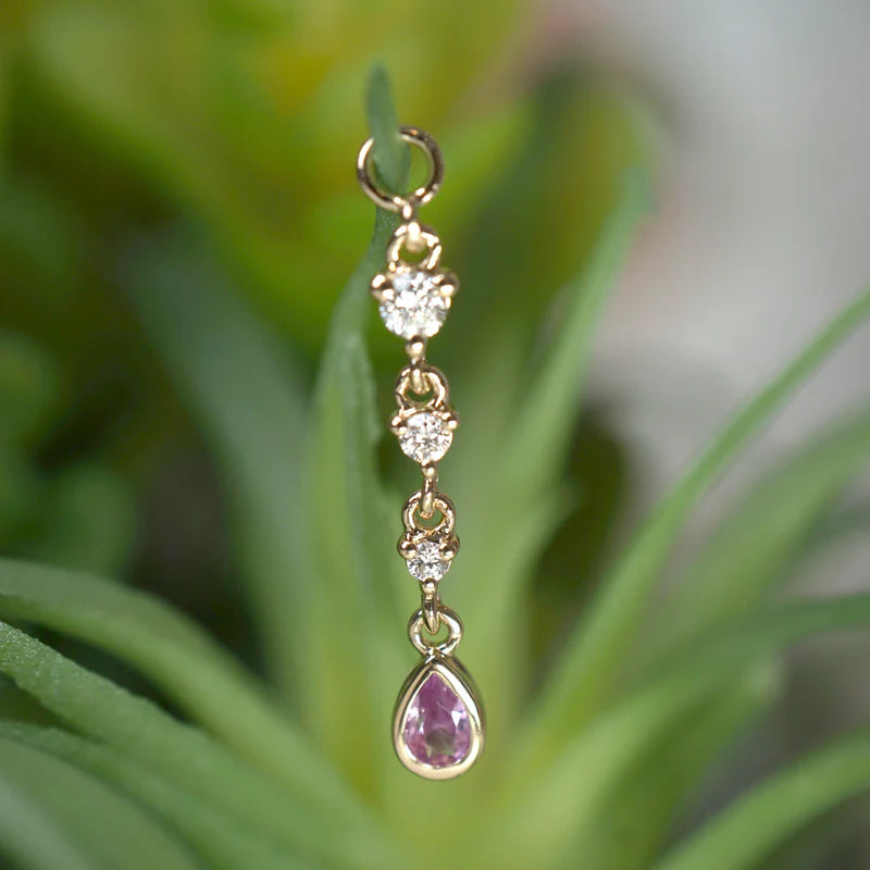 Juvia Charm Faceted Gemstone from Modern Mood