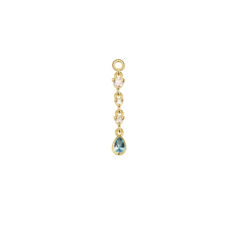 Juvia Charm Faceted Gemstone from Modern Mood