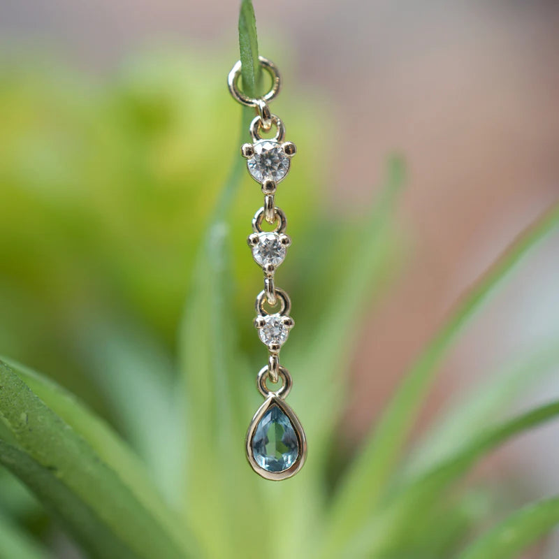 Juvia Charm Faceted Gemstone from Modern Mood