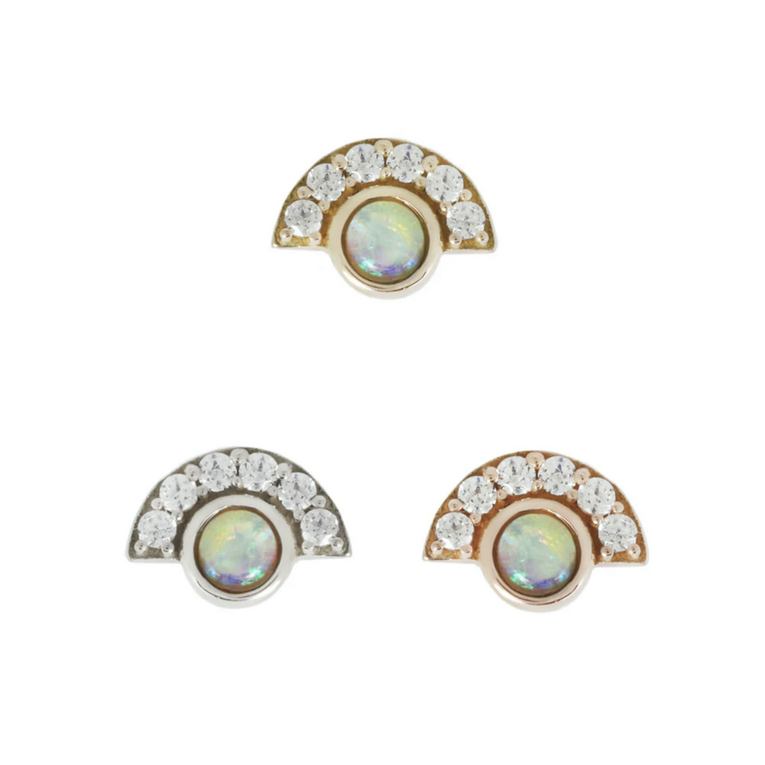 Kahlo Opal with CZ — Buddha