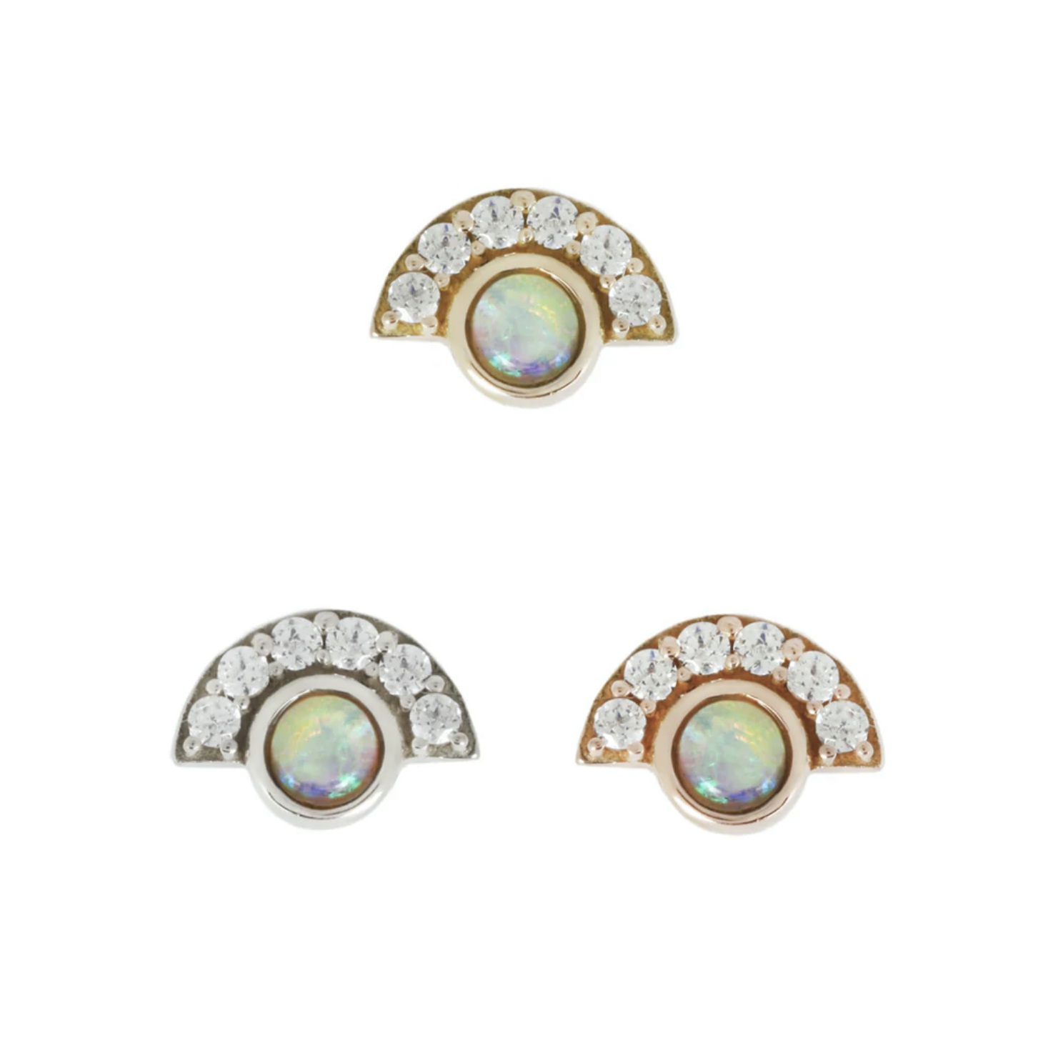 Kahlo Opal with CZ — Buddha