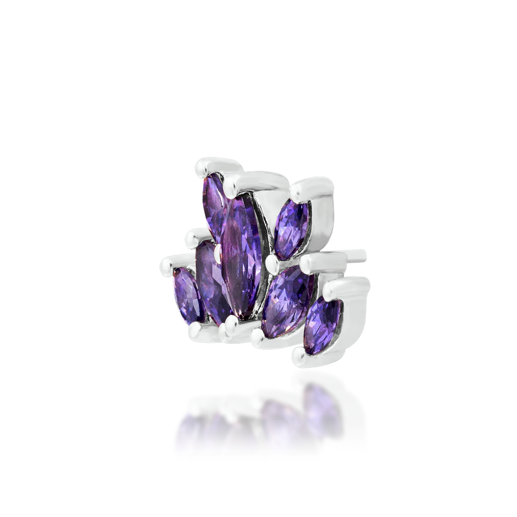 Kehlani Amethyst from Junipurr White and Rose Gold (Vault) — Junipurr