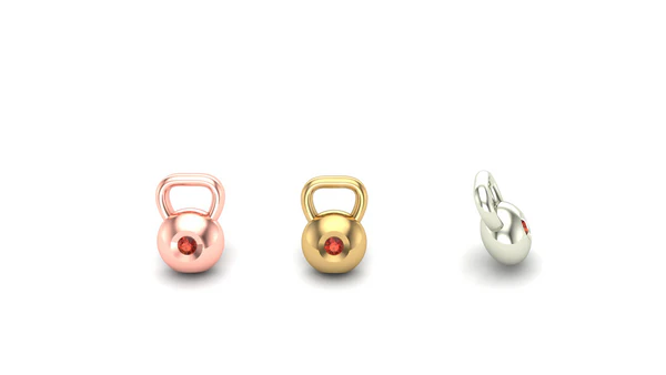 Kettleball Charm from Mushroom