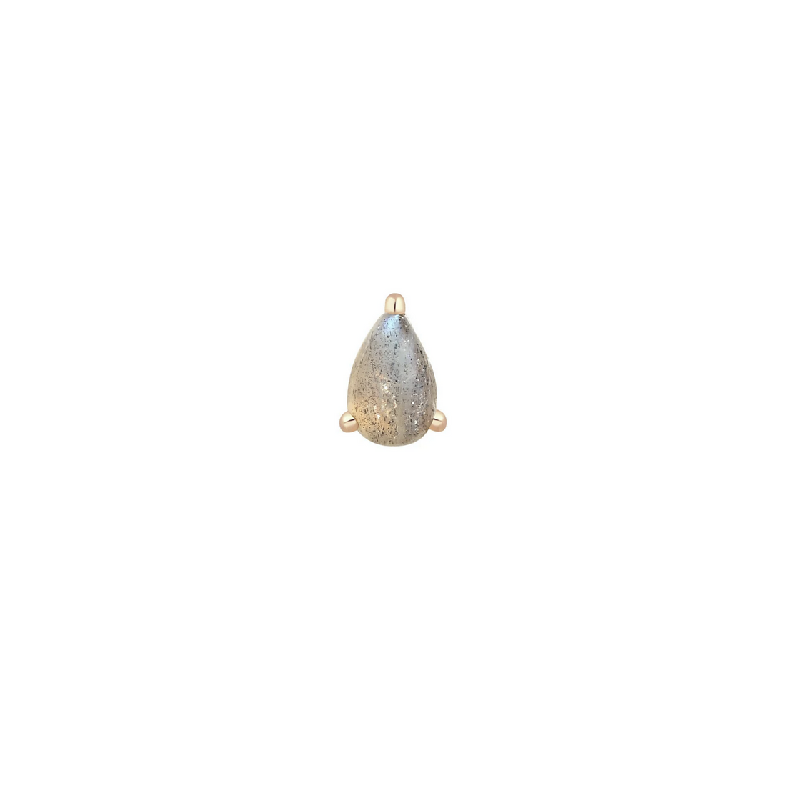 Prong Pear with Labradorite — Buddha