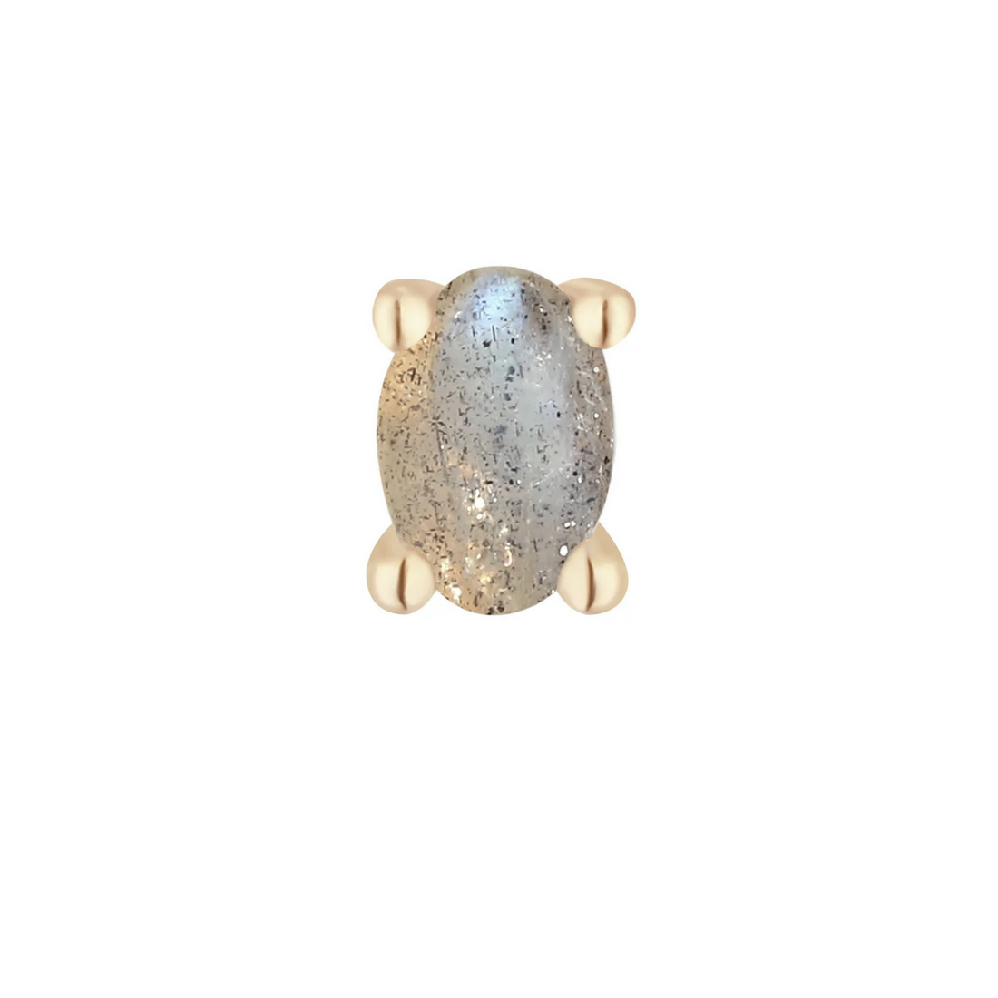 Oval Labradorite — Buddha