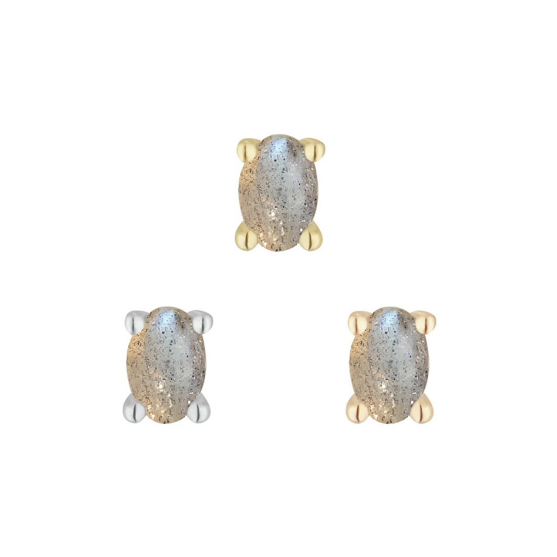 Oval Labradorite — Buddha