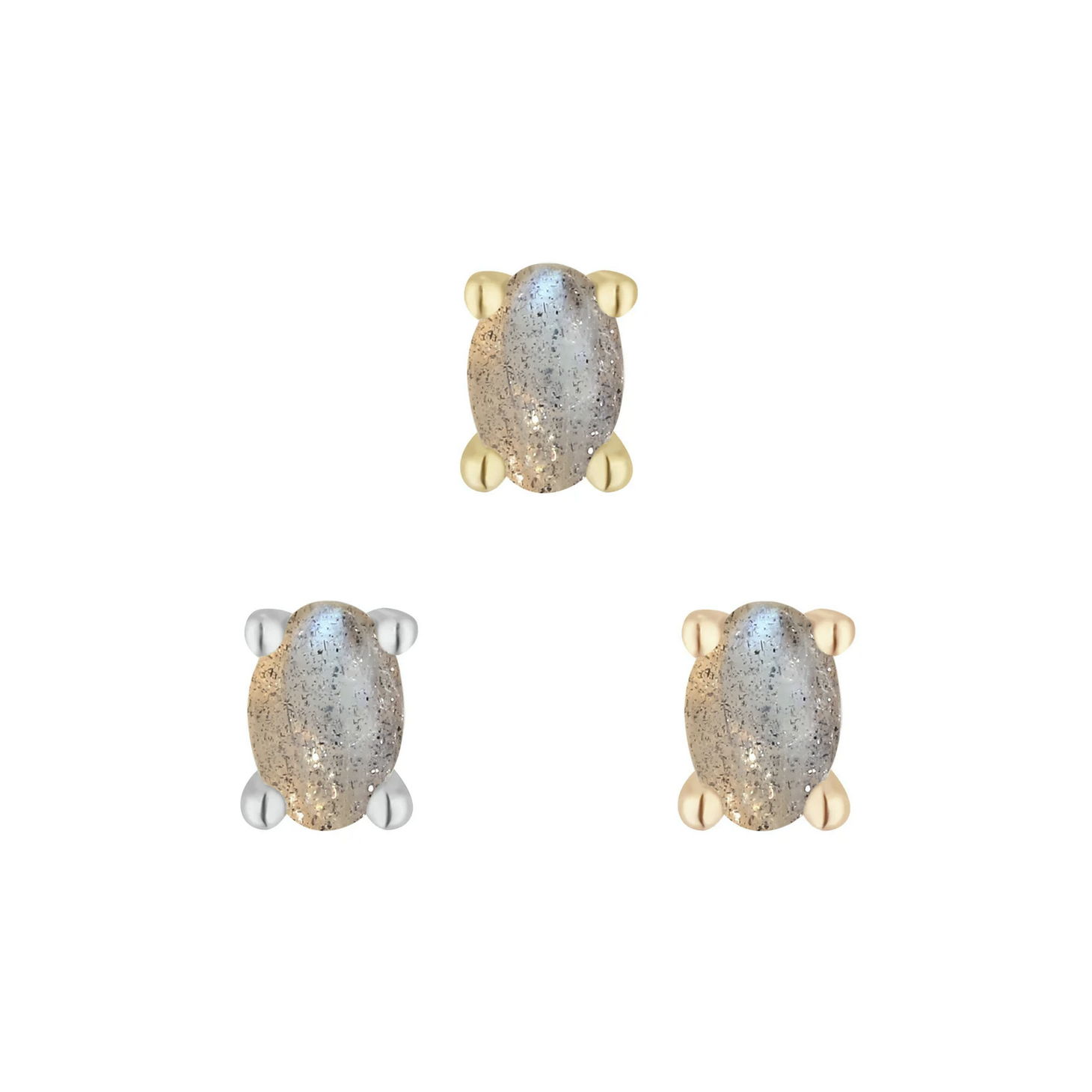 Oval Labradorite From Buddha