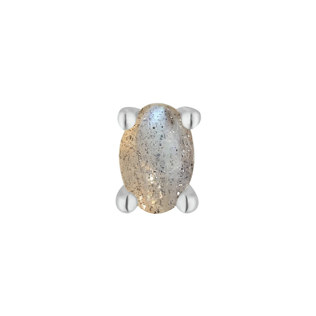 Oval Labradorite — Buddha