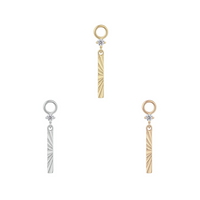 Labyrinth Charm with CZ From Buddha