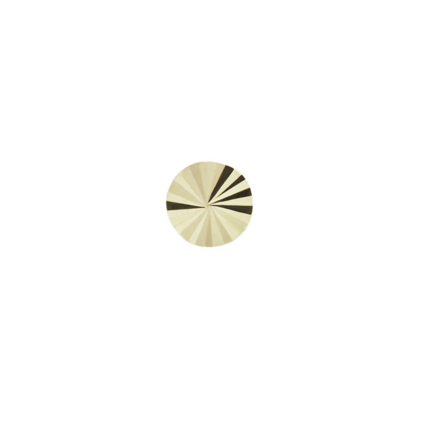 Disk with Lazer Cut Solid Gold From Buddha