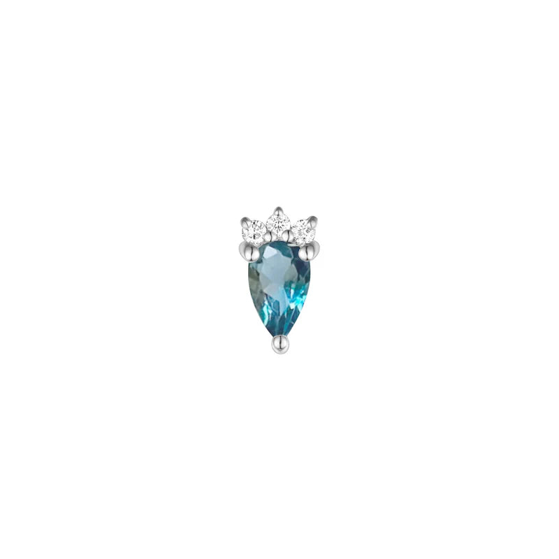 Leia - Pear Faceted Gemstone — Modern Mood