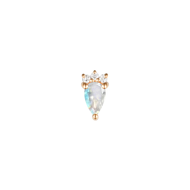 Leia - Pear Faceted Gemstone — Modern Mood