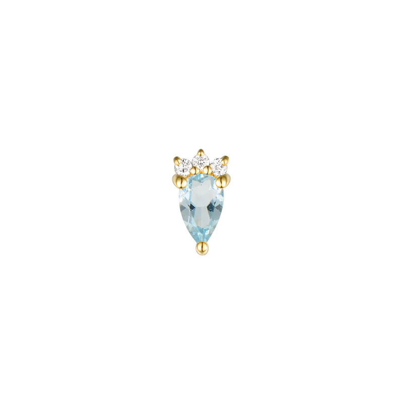Leia - Pear Faceted Gemstone — Modern Mood