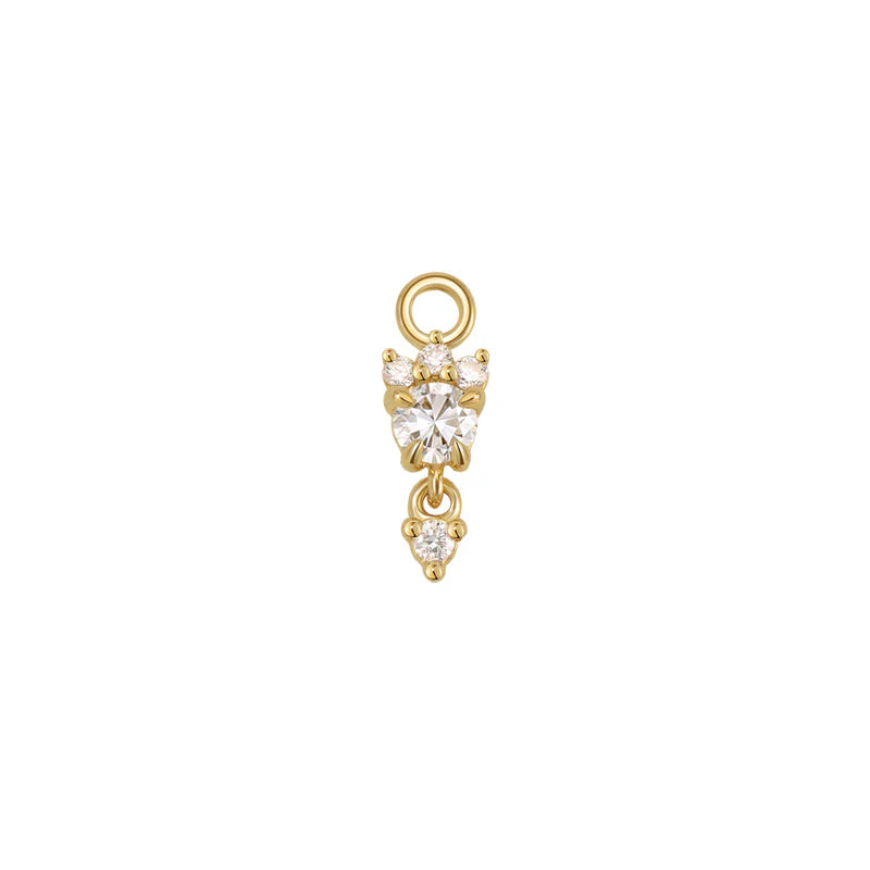 Leia Charm with Diamond Drop — Modern Mood