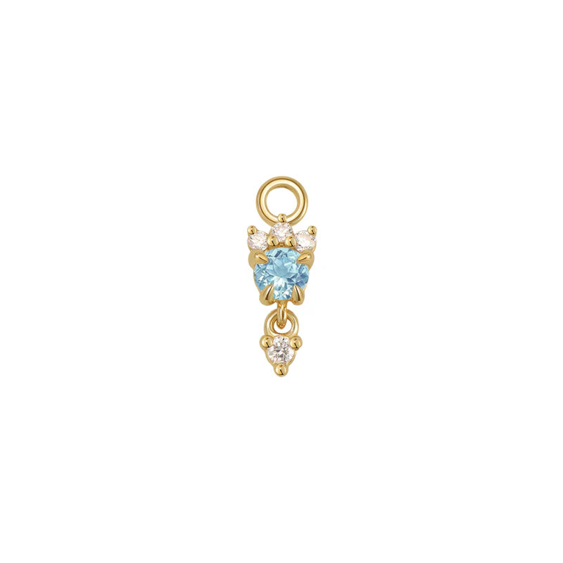 Leia Charm with Diamond Drop from Modern Mood