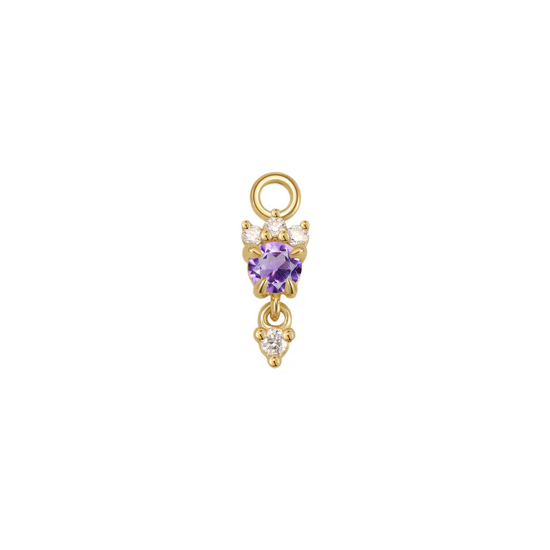 Leia Charm with Diamond Drop from Modern Mood