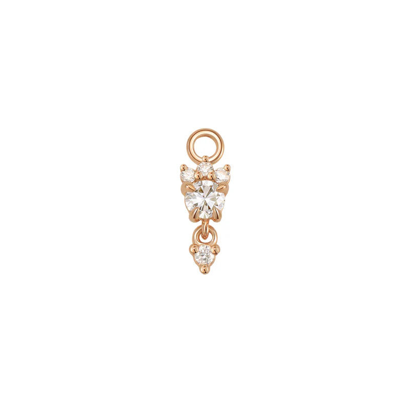 Leia Charm with Diamond Drop — Modern Mood