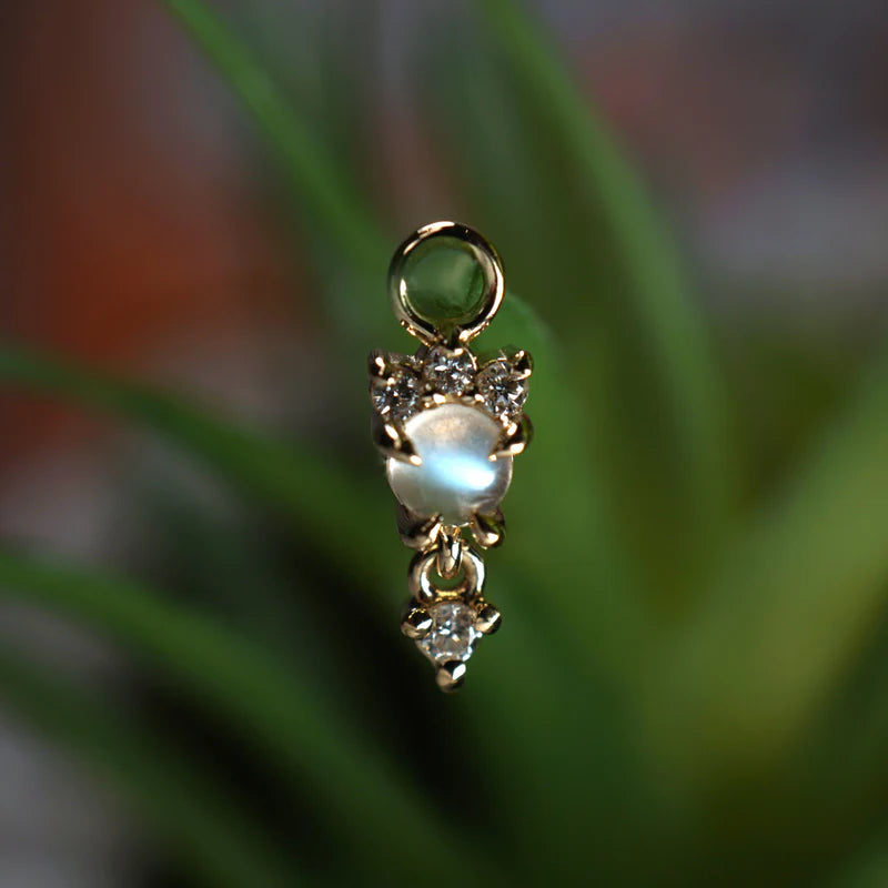 Leia Charm with Diamond Drop from Modern Mood