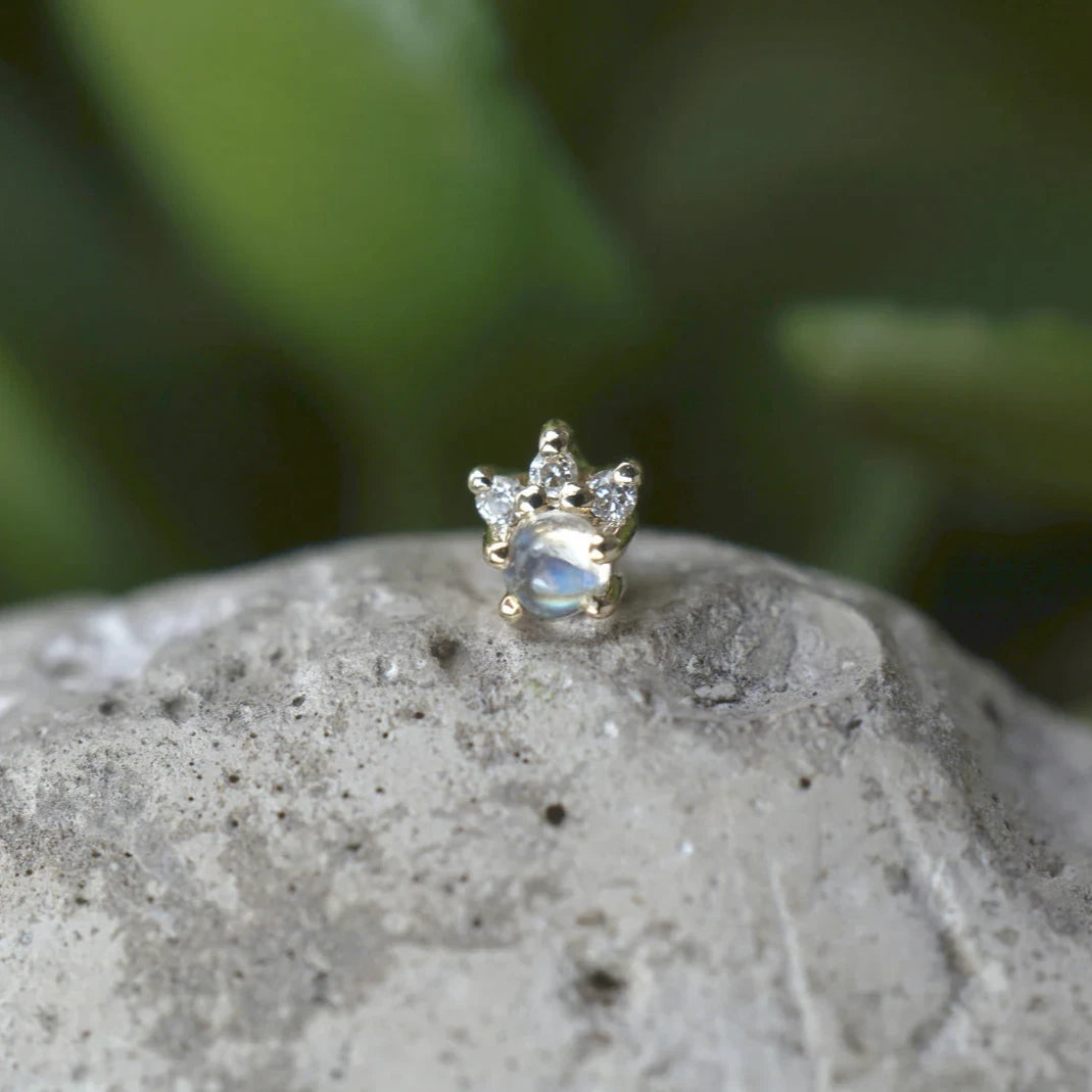 Leia Mini - Round Cabochon Gemstone — Modern Mood