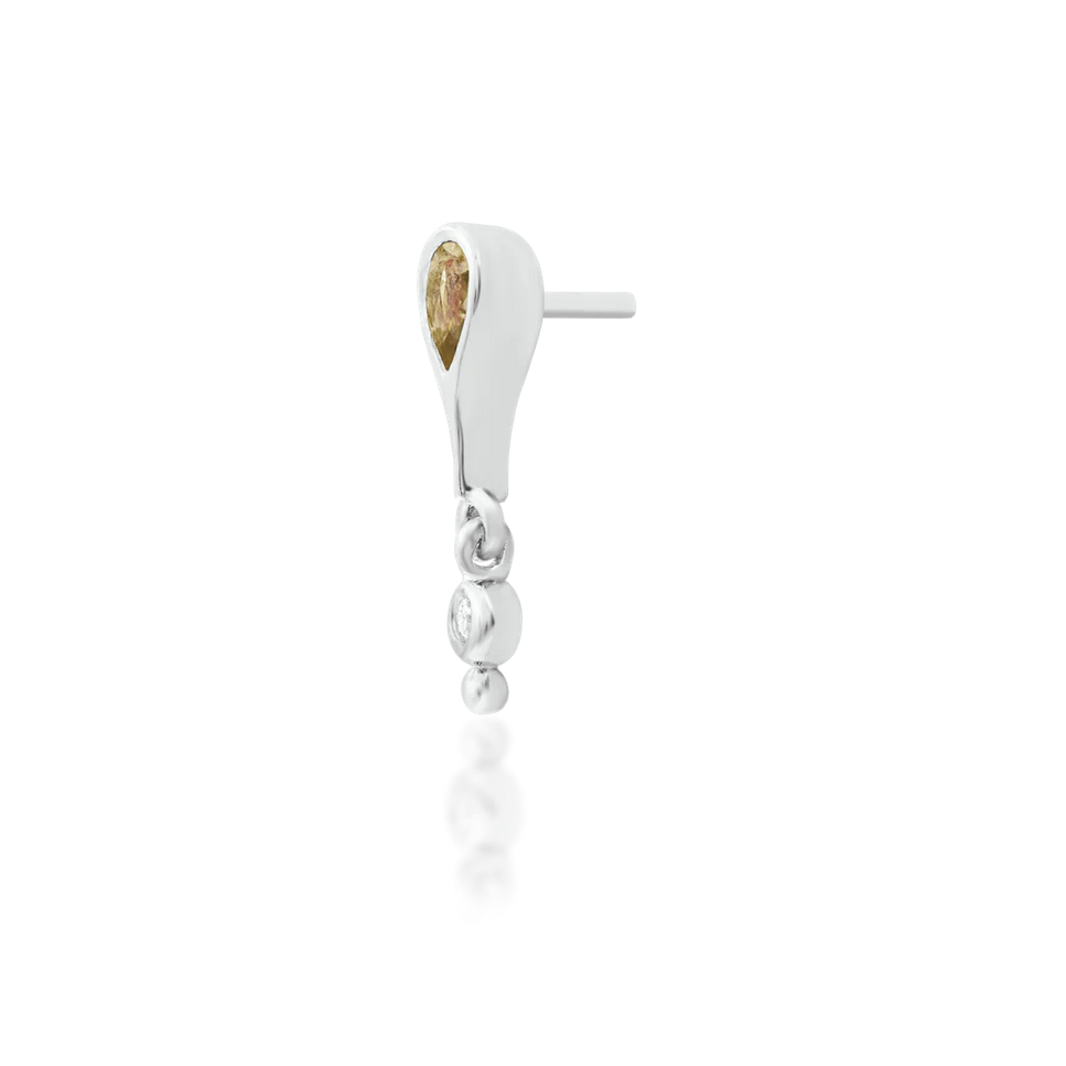 Leilani with Champagne CZ — Junipurr