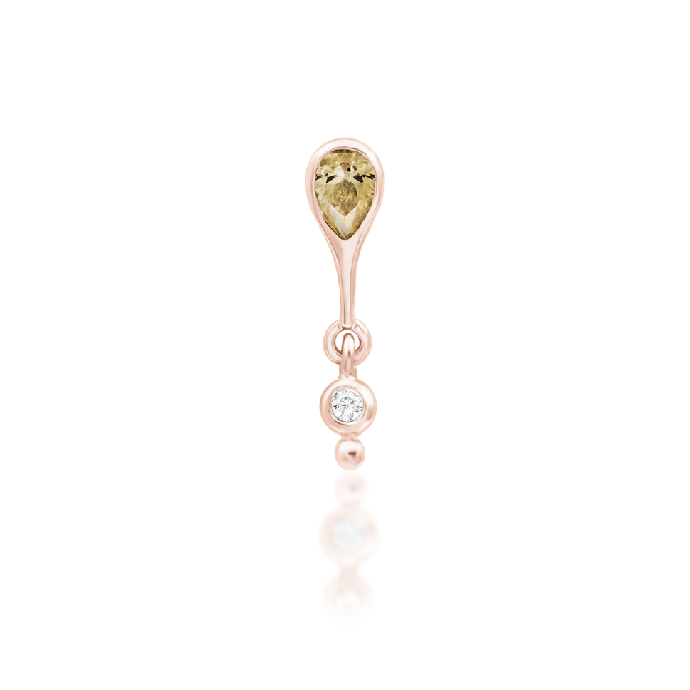 Leilani with Champagne CZ — Junipurr