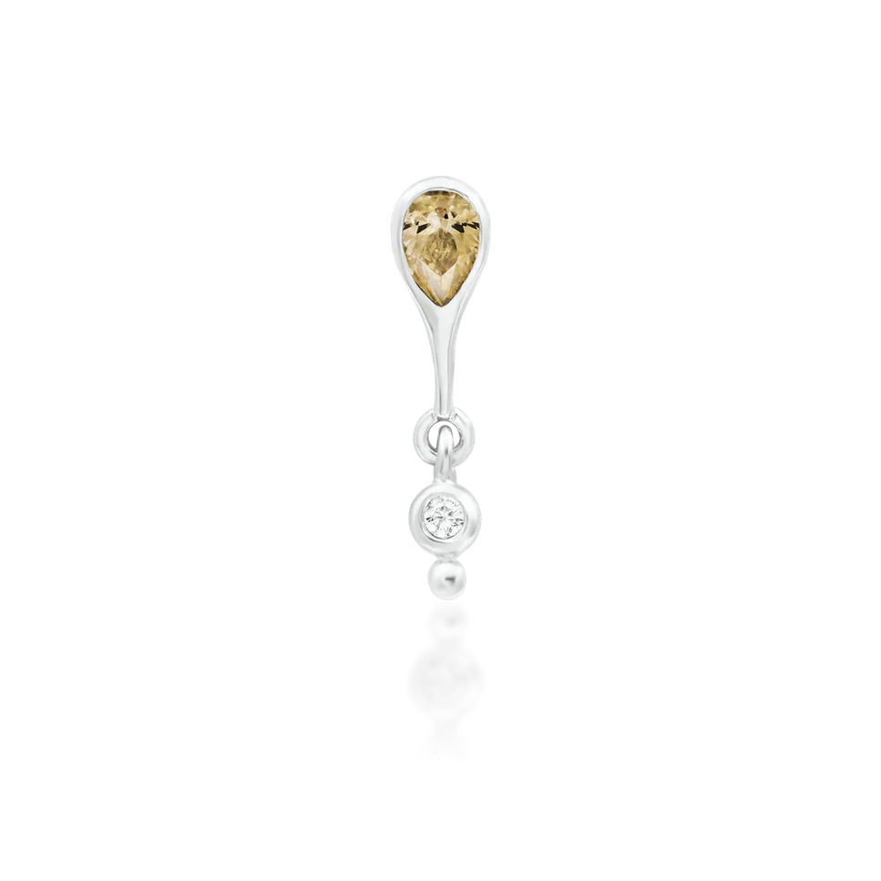 Leilani with Champagne CZ — Junipurr
